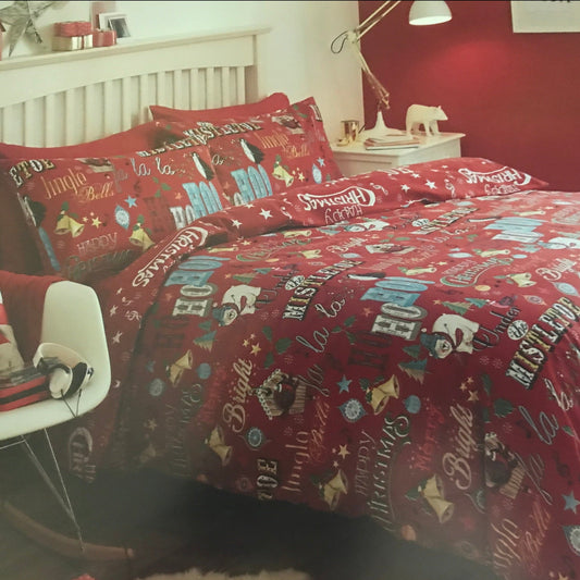 Happy Christmas Duvet Set by Catherine Lansfield