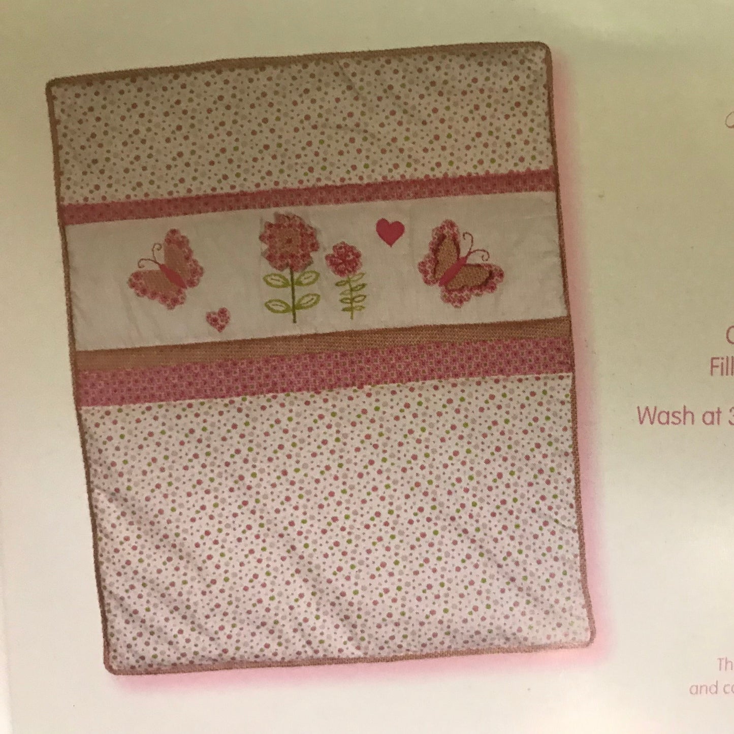 Flutterby Cot Quilt by Walton Baby