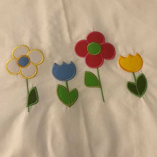 Flowers Duvet Set by Dreamweaver Linens - 100% Cotton - Single - Made in Portugal