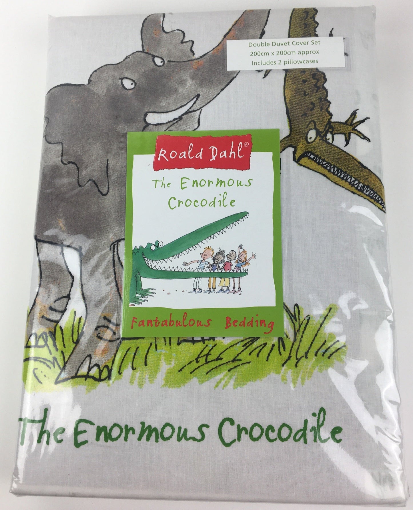 The Enormous Crocodile Duvet Set by Roald Dahl