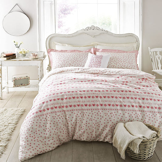 Hearts and Flowers Duvet Cover by Emma Bridgewater
