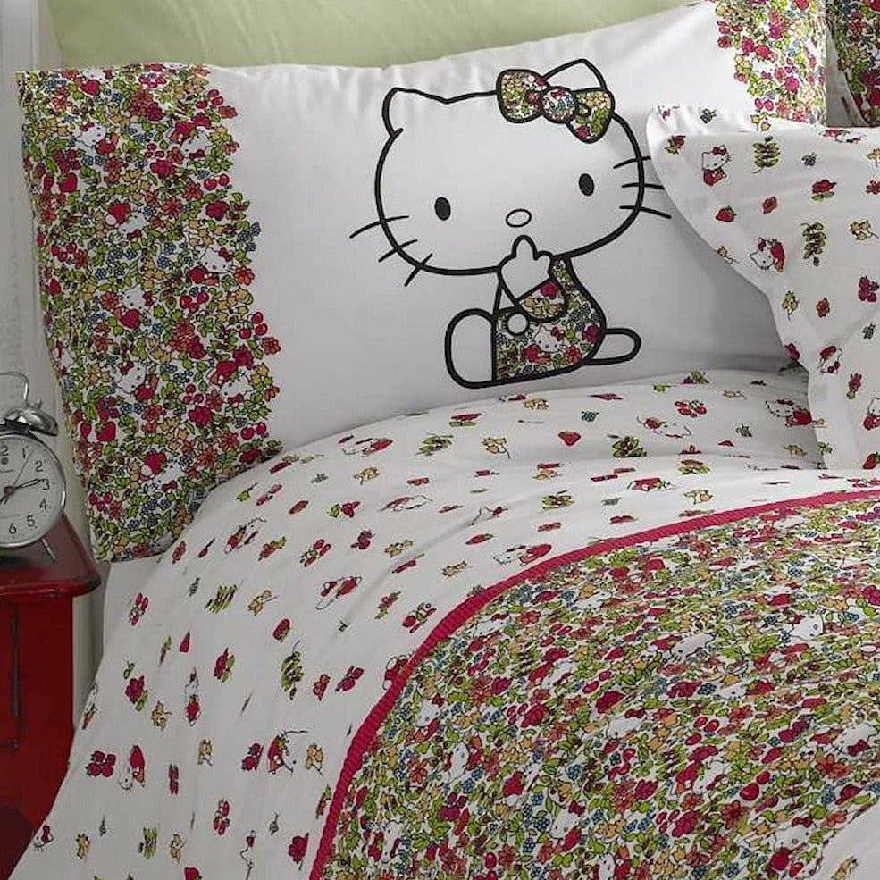 Strawberry Fields Duvet Set by Hello Kitty at Liberty